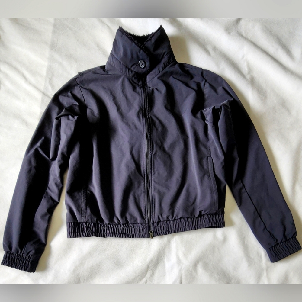 Nike Shield Black High-Collar Jacket Size S